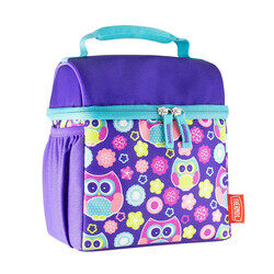 THERMOS STANDARD POP TOP REUSABLE LUNCH BAG  OWLS, N112301, BAGS, REUSABLE LUNCH BAGS, INSULATED BAGS