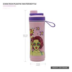 SELVEL COOLTECH PLASTIC WATER BOTTLE LAVENDER, PWB014, 600ML