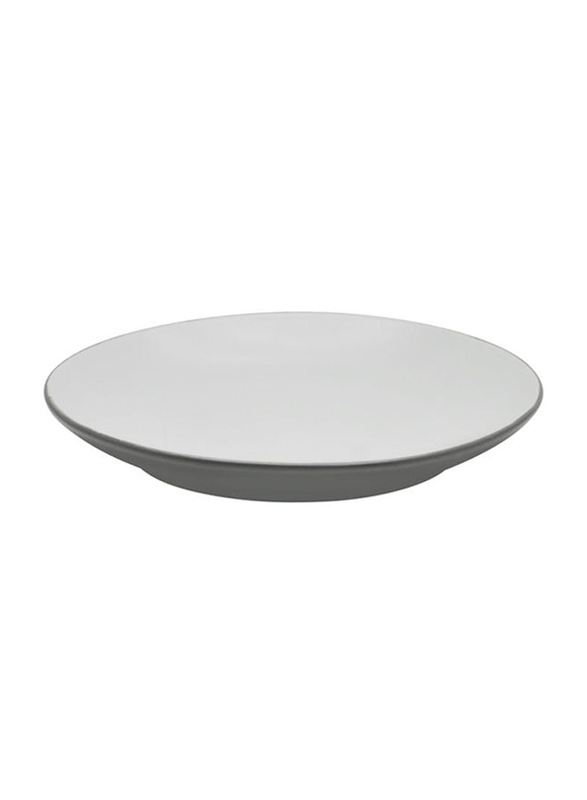Kitchen Master 8-inch Luna Stoneware Side Plate, SW02LU, White