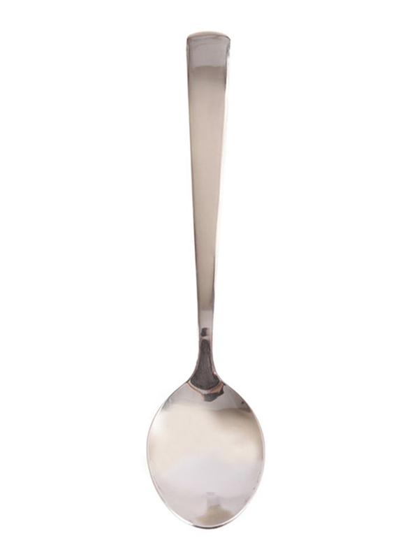 Raj 6-Piece Stainless Steel Impress Dessert Spoon Set, RK0049, Silver