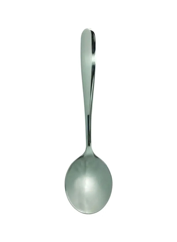 Raj 6-Piece Stainless Steel Soup Spoon Set, PC0019, Silver