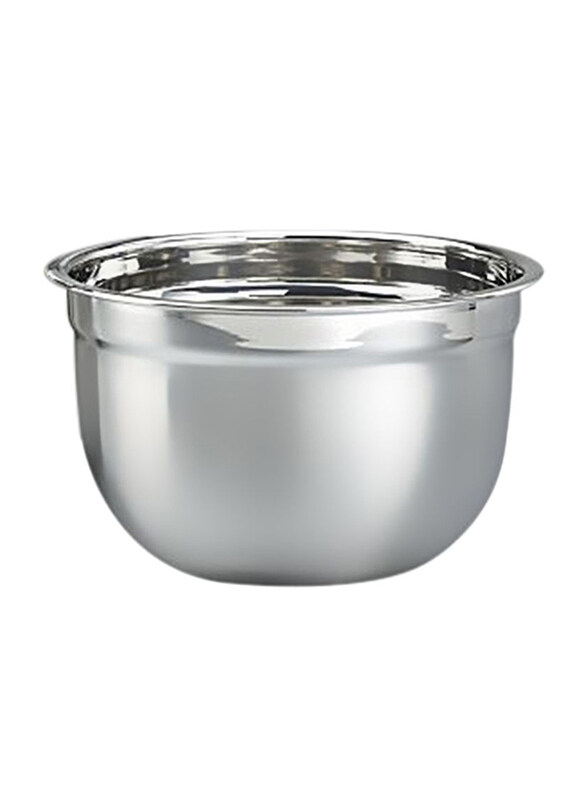 

Raj 18cm Steel German Mixing Bowl, SGMB18, 18x8.5 cm, Silver