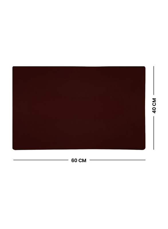 Kitchen Master Plastic Cutting & Chopping Board, 60x40x2cm, CNCB12, Brown