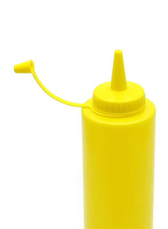 Chefset 24oz Plastic Squeezer Dispenser, Yellow