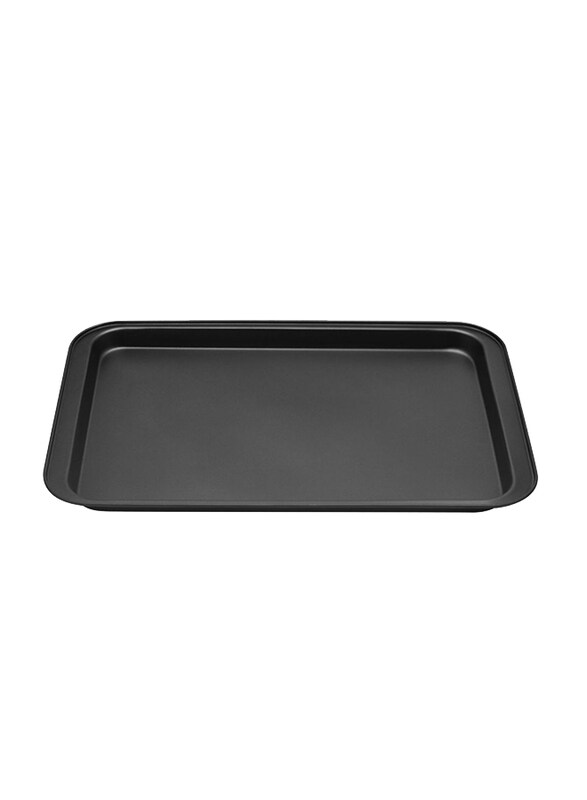 RK 37cm Non Stick Rectangle Baking Tray, 37x27x2 cm, Black