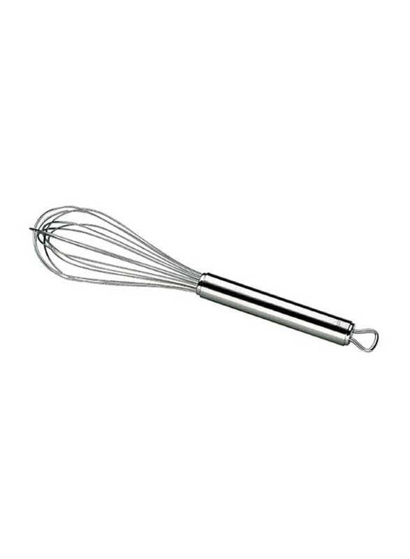 Raj 41cm Stainless Steel Heavy Wire Whisk, Silver