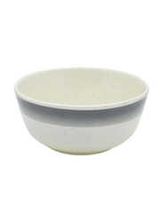 Dinewell 4.5-inch Riva Cream Round Melamine Bowl, Beige/Grey