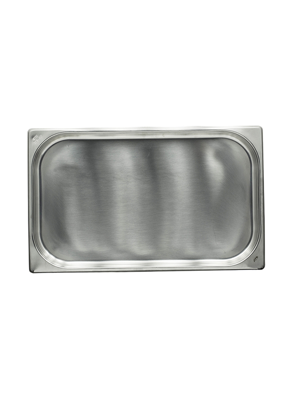 Raj 1/1x6.5cm Stainless Steel Gastronorm Pan, CS5702, Silver, 53x32.5x6.5cm