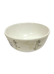 Dinewell 3.5-inch Melamine Green Bamboo Bowl, DWB5006GB, White/Green