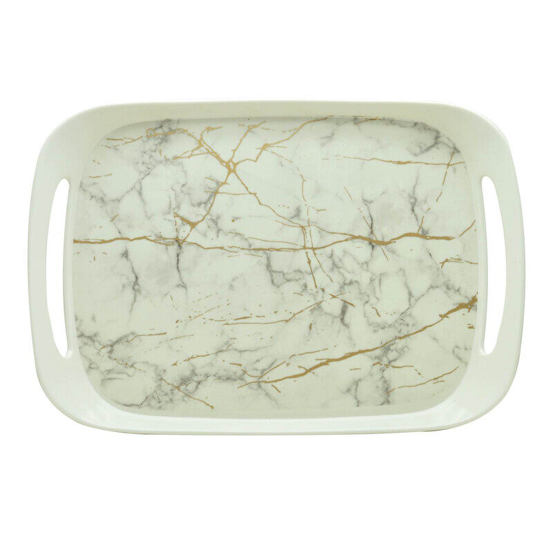 

RK COMFORT TRAY MEDIUM WHITE STATIC GOLD, DWT1073WSG, 14" x 9.6