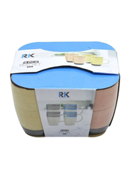 RK 4-Piece 266ml Coffee Mug Set, RK0089, Multicolour