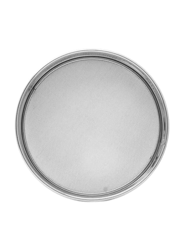 Raj 19cm Stainless Steel Round Flour Strainer, Silver