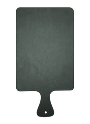 Raj 19cm Stoneware Slate Paddle Rectangle Board, SL0017, 19x11 cm, Grey