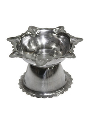 Raj 3cm Stainless Steel Deepak Diya, Silver