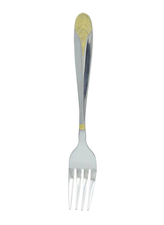 RK 6-Piece 14.5cm Fork Set, Silver/Gold