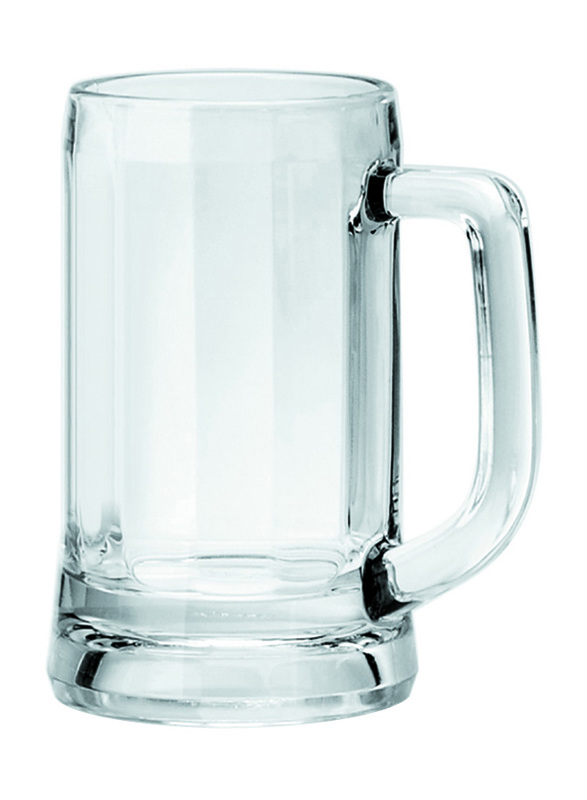 Ocean 355ml 6-Piece Set Munich Glass Beer Mug, P00840, Clear