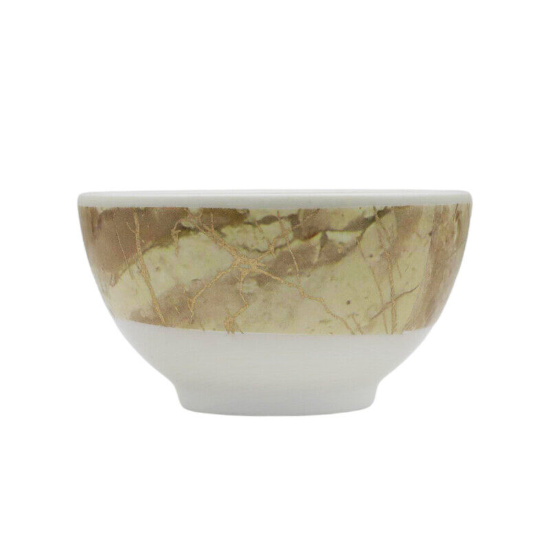 

RK MELAMINE BEIGE STATIC GOLD MELAMINE BOWL 3.5