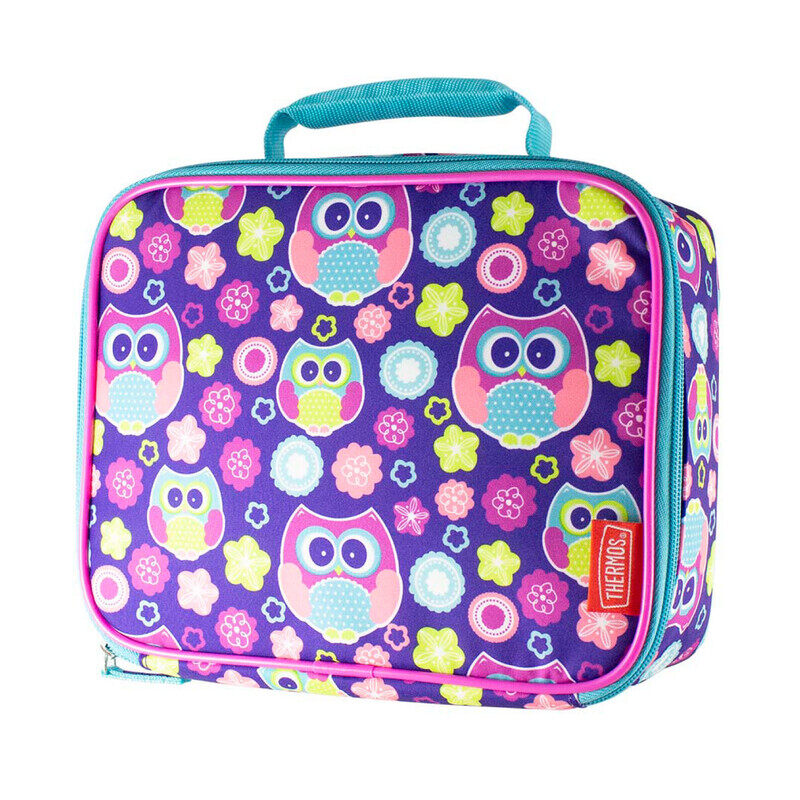 THERMOS STANDARD REUSABLE LUNCH BAG  OWLS, N112065, INSULATED TRAVEL BAG, LUNCH INSULATED TRAVEL BAG, INSULATED INSULATED TRAVEL BAG