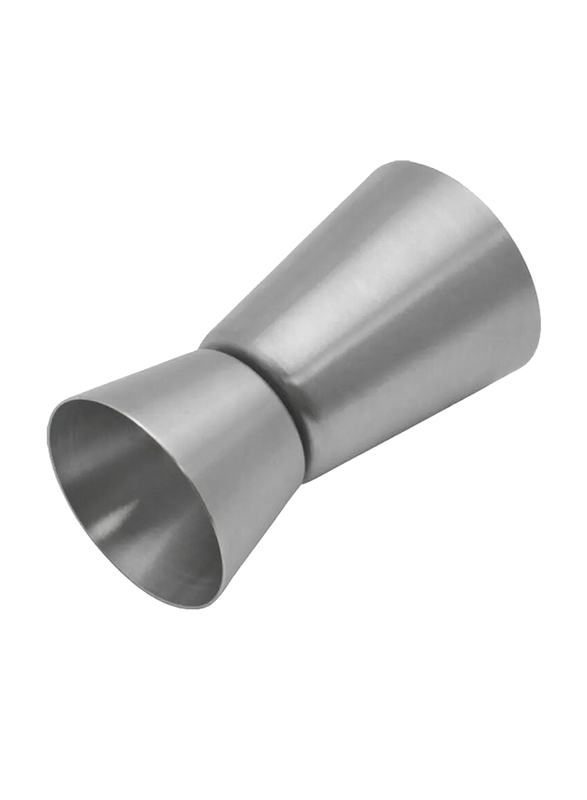 Raj 40ml Stainless Steel Double End Peg Measure Jigger, Silver
