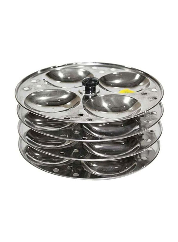 

Raj 4-Part Stainless Steel Idly Stand, SIS004, Silver