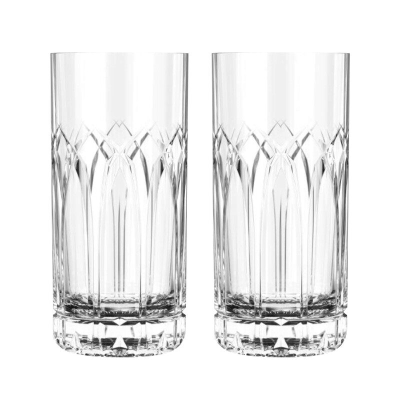 

OCEAN TRAZE PAST (PST) HI BALL GLASS, 2 PCS SET, 350 ML, P0366402, Mocktail Glass, Highball Glass, Beverage Glass, Water Glass, Juice Glass