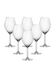 Ocean 6-Piece 595ml Sante Bordeaux Glass Set, 026A21, Clear