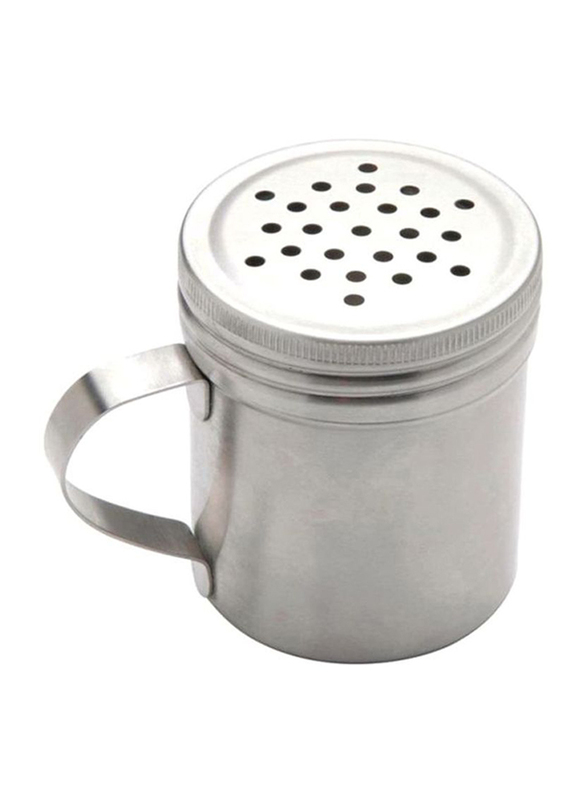 Raj Steel Spice Dispenser with Handle and Big Hole, Silver