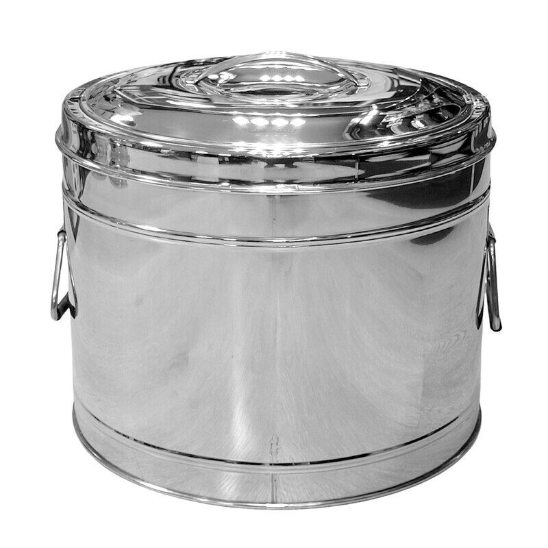 

VINOD INSULATED FOOD STORAGE CONTAINERS 15 LTR,SILVER, TUC015, Thermal Serving Bowl, Keeps Food Hot & Cold for Long Hours.