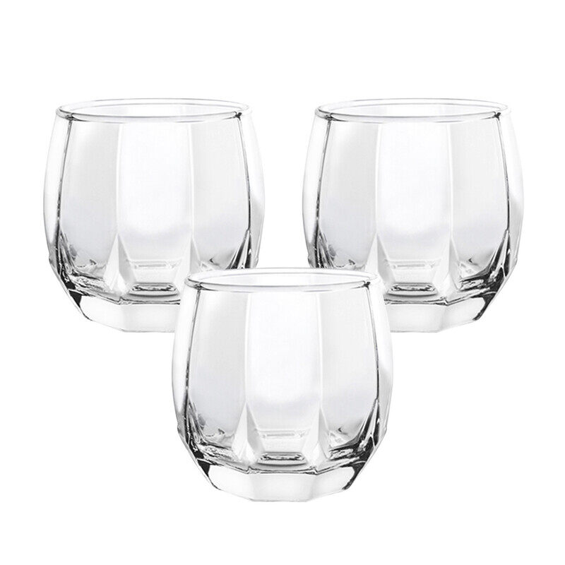 

OCEAN JUBILEE ROCK 3 PCS SET 340 ML, B2271203, Double Rock Glass, Lowball Glass, Water Glass, Whiskey Glass