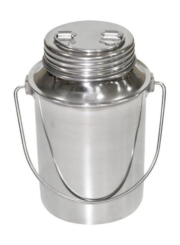 

Raj Screw Barni Storage Can, 26 x 19.6 x 19.4cm, Silver