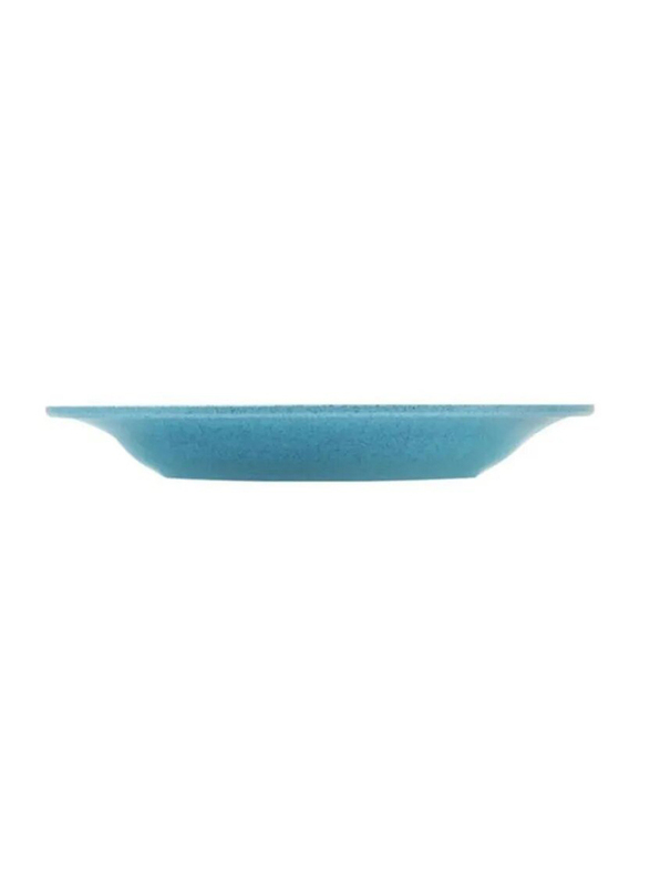 Dinewell 10.5-inch Speckle Melamine Rim Soup Plate, DWSP001BS, Blue