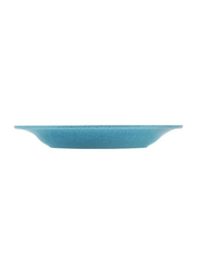Dinewell 10.5-inch Speckle Melamine Rim Soup Plate, DWSP001BS, Blue