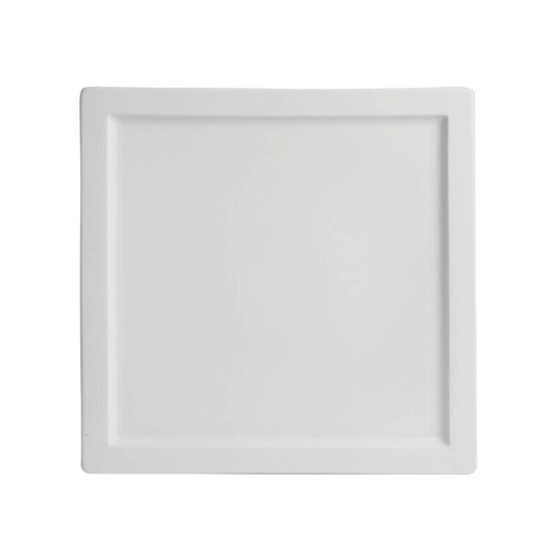 

BARALEE SIMPLE PLUS WHITE SQUARE PLATE, 091114A, 21 CM SHORT RIM (8 1/4")