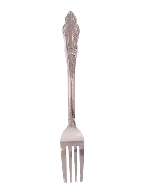 Raj 12-Piece Stainless Steel Eco Dessert Fork Set, RK0058, Silver