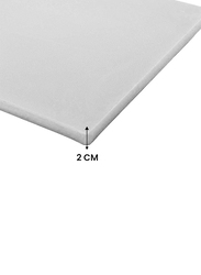 Kitchen Master Plastic Cutting & Chopping Board, 40x30x2cm, CNCB04, White