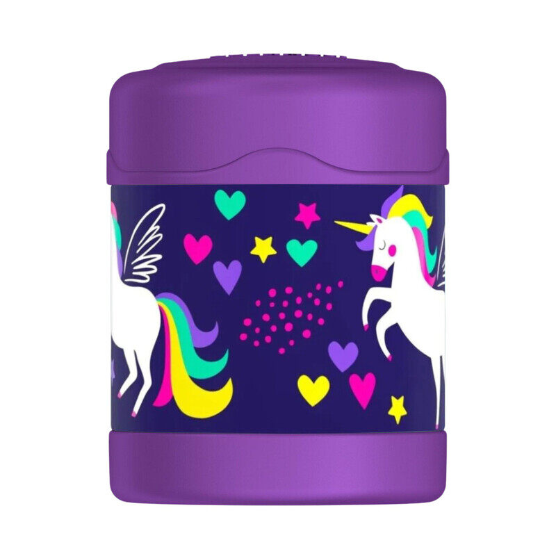 THERMOS FUNTAINER STAINLESS STEEL KIDS UNICORN JAR 290ML, F30024UGW, INSULATED FOOD JAR, LUNCH BOX , STORAGE CONTAINER, THERMAL FLASK FOR TRAVEL