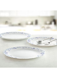 Borosil 27cm Larah Flora Opalware Round Dinner Plate, 11FPFLFL, White