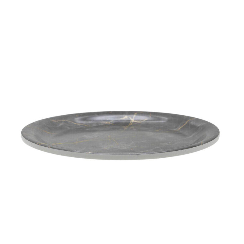 

RK MELAMINE GREY STATIC GOLD MELAMINE SIDE PLATE 7.5