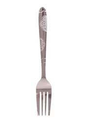 Raj 12-Piece Stainless Steel Decor Tea Fork Set, RK0063, Silver