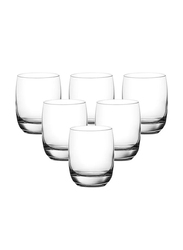 Ocean 320ml 6-Piece Iris Rock Glass Shots Glass Set, C13011, Clear