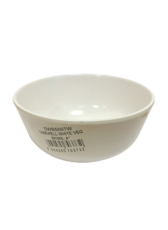 Dinewell 4-5-inch Melamine Veg Bowl, DWB5007W, White