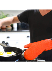 RK 36cm Silicone Oven Gloves, Orange