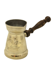 Raj 5.5cm Brass Turkish Coffee Pot, BTC003, 5.5x8 cm, Gold