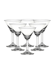 Ocean 95ml 6-Piece Classic Martini Glass Set, 501C03, Clear