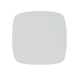 BARALEE SIMPLE PLUS WHITE SQUARE PLATE, 091111A, 21 CM (8 1/4")