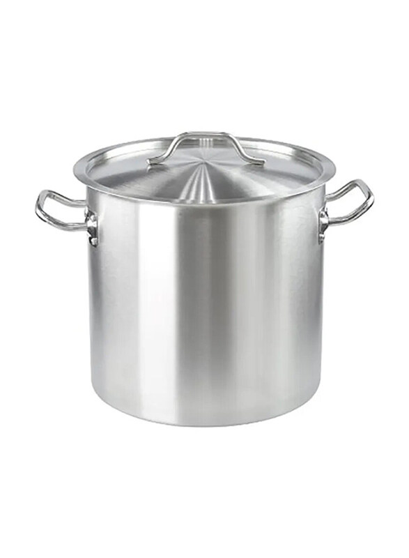 

Chefset 20-cm Stainless Steel Round Stock Pot, Silver