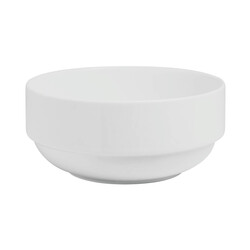 BARALEE SIMPLE PLUS WHITE STACKABLE BOWL, 091508A, 10.5 CM (4 1/8")
