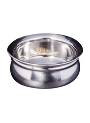 Raj 15.5cm Steel Handi without Lid, TSH002, 15.5cmx6 cm, Silver