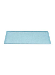 Dinewell 12-inch Speckle Melamine Rectangle Platter, DWMP0150BS, Blue