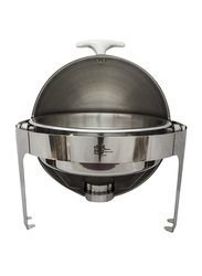 Chefset 52cm Stainless Steel Round Roll Top Chafing Dish, HR4563, 52x47.5x45 cm, Silver